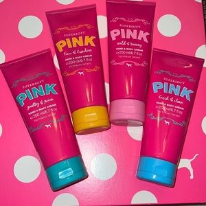 💜🧡 RARE HTF Victoria’s Secret PINK Supersoft Lotion 💙💚